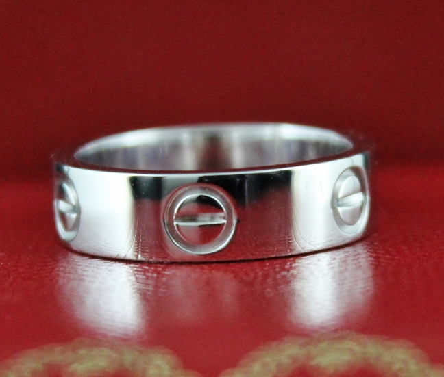 (image for) RARE CARTIER PLATINIUM PT 950 LOVE RING
